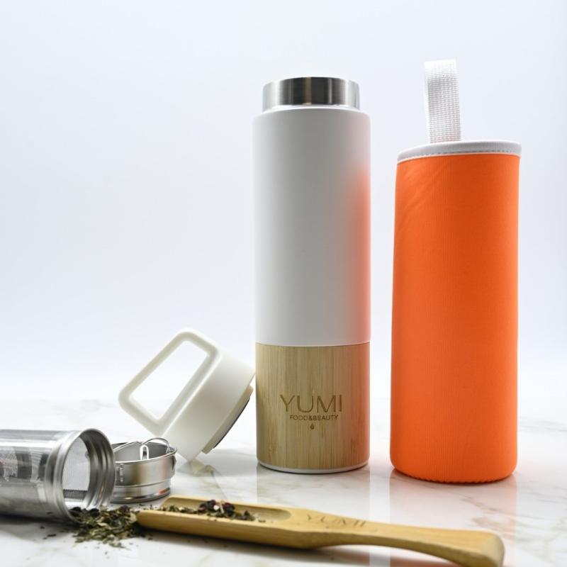Water Bottle/Thermos with Tea Infuser, 2-in-1, 600 ml