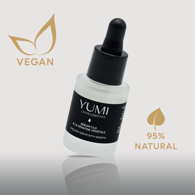 Serum med veganskt keratin och peptider