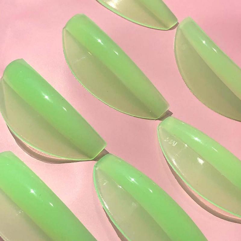 Silikonformar/spolar, behöver inte limmas på ögonlocket, 8 storlekar