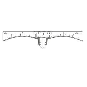 Sticky brow measuring tape, 50 st