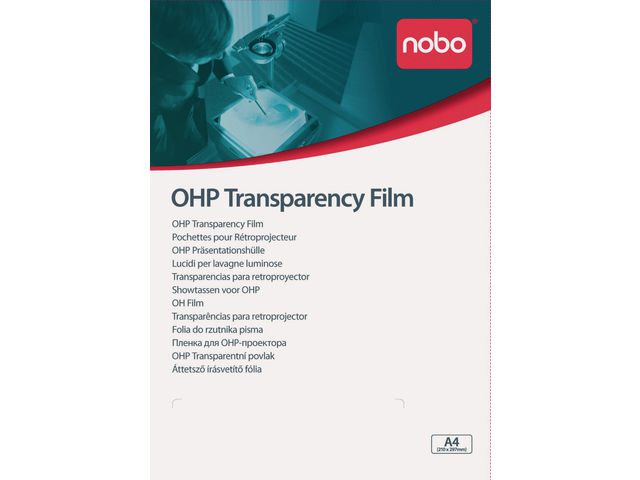 Plastfilm, Skrivfilm (OH plast), 50st/fp