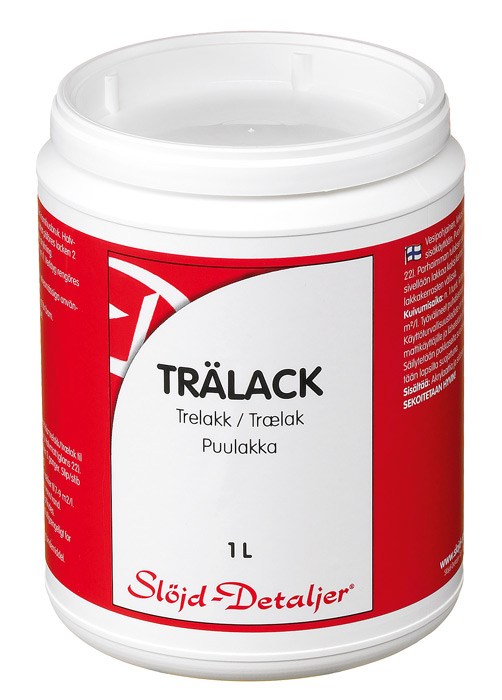 Trälack, 1liter, vattenburen