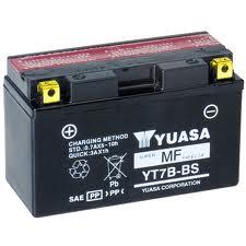 YUASA YT7B-BS AGM open with acid pack