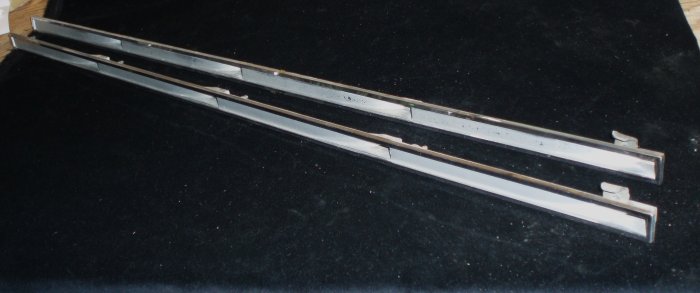 1966 Buick Electra side chrome front fender left + right (pair)