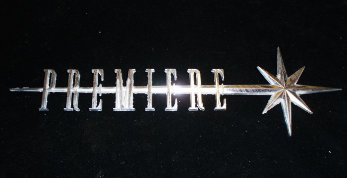 1957 Lincoln Premiere emblem