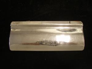 1963 Thunderbird fuel cap door in bumper