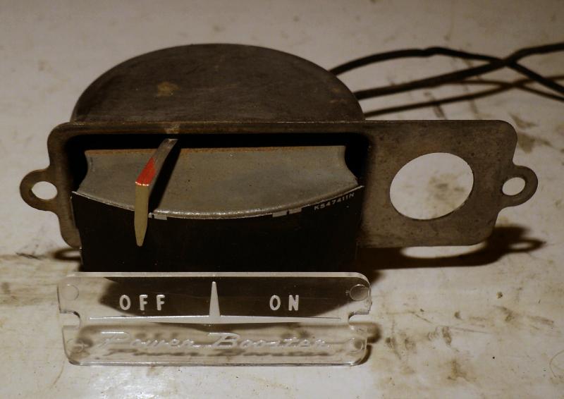 1957 Mercury monterey      power bost gauge