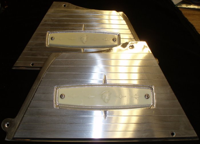 1963 Mercury 4 dr. C-post emblem (pair)