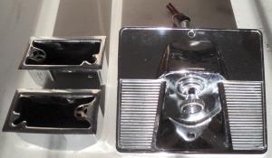 1964 Oldsmobile 98 2dr sedan cigarettändare bakre + insatser askkoppar