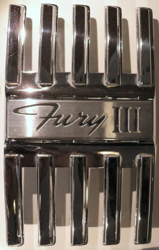 1966  Plymouth Fury       emblem        right
