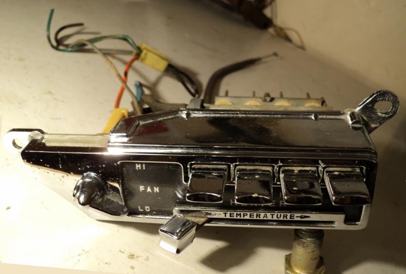 1960 Oldsmobile 98 värmereglage