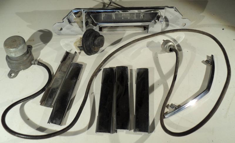 1961 Cadillac  Växelindikator + diverse småplock