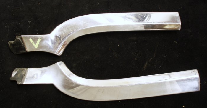 1963 Mercury chrome front fender (pair)