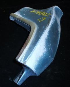 1967 Chevrolet Impala fender extension rear right