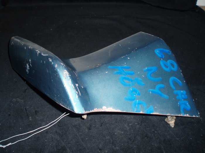 1968 Chrysler New Yorker fender extension rear right