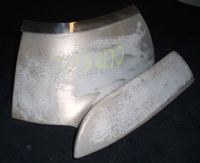 1965 Buick LeSabre fender extension rear right