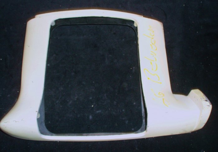 1966 Plymouth Belvedere fender extensio rear left