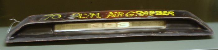 1970 Plymouth luft intag