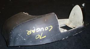 1970 Mercury Cougar skärmförlängare vänster bak