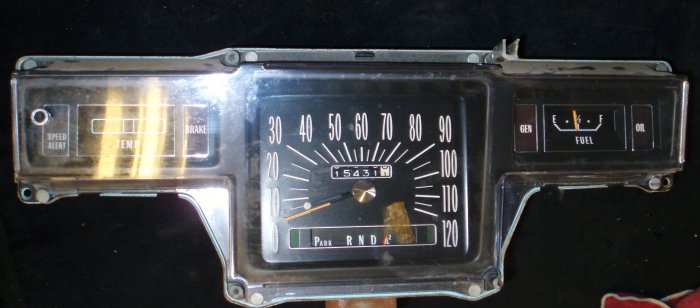 1968 Buick Wildcat instrument housing