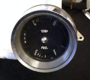 1960 Lincoln instrument housing