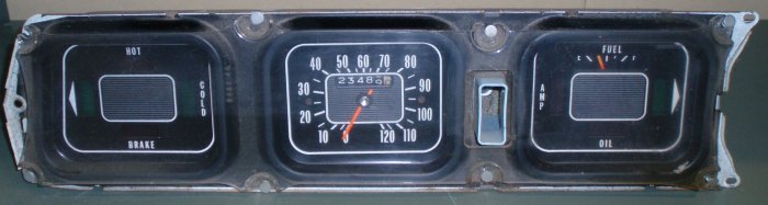 1969 Oldsmobile 98 instrument housing