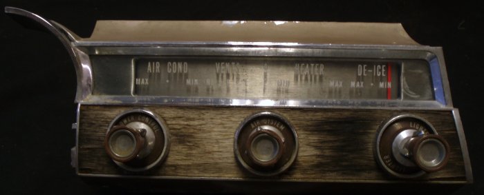 1962 Lincoln temperatur/Ac kontroll