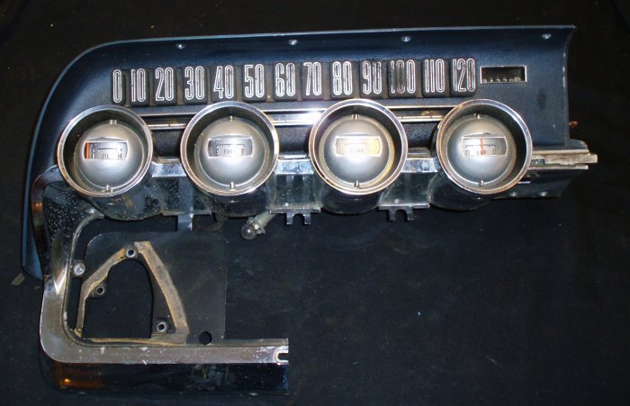 1964 Thunderbird instrument housing
