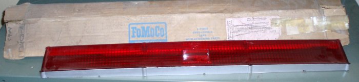 1969 Lincoln tail light lens right N.O.S.