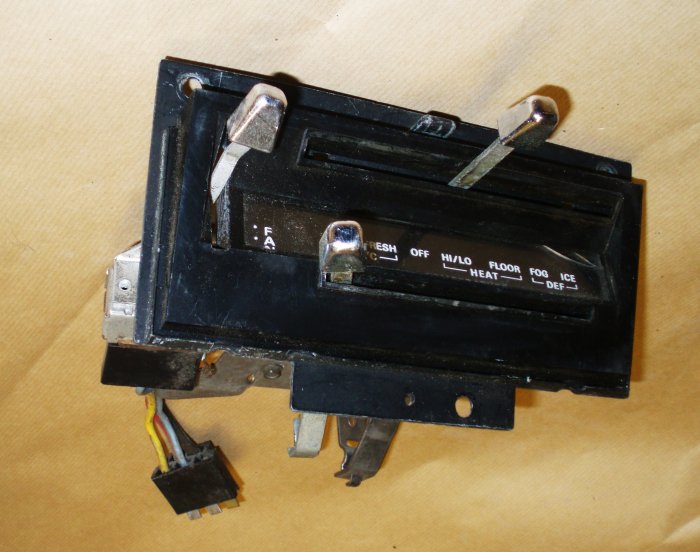 1969 Mercury Cougar fan/heat control