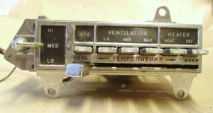 1963 Oldsmobile 88 fan/heat control