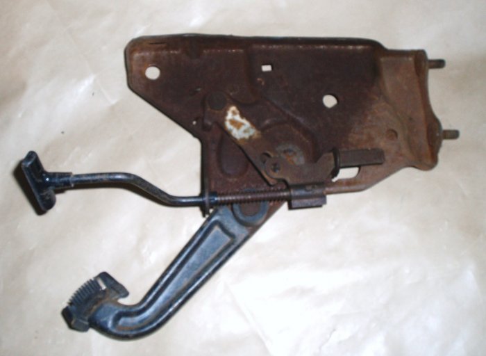 1969 Buick Riviera hand brake mechanism