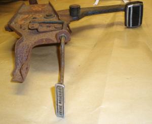 1969 Oldsmobile 98 hand brake mechanism