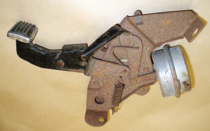 1964 Cadillac hand brake mechanism