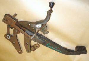 1955 Buick Century hand brake mechanism