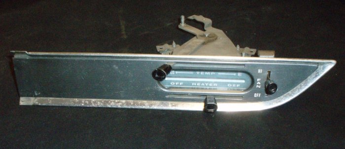 1961 Mercury Monterey fan/heat control