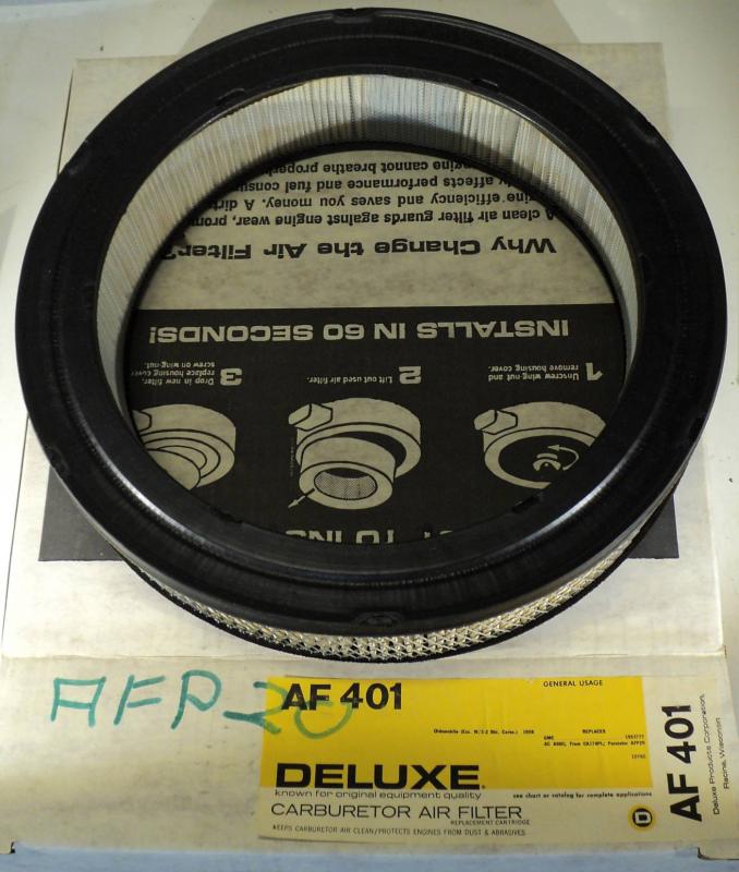 1958   Oldsmobile 2-4 bbl. Carbs.  air filter replaces GMC 1553777