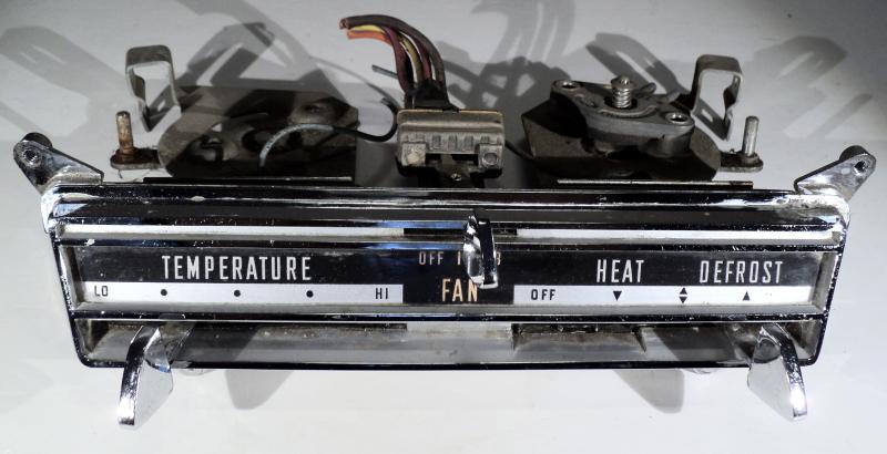 1961 Thunderbird   AC heater control