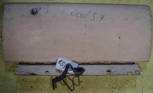 1957   Cadillac        glove compartment door  with lock