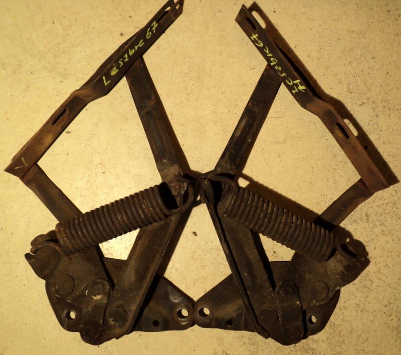 1967 Buick LeSabre hood hinge pair