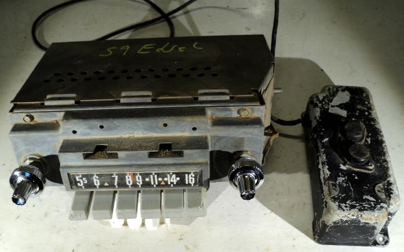 1959 Edsel radio (ej testad)