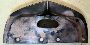 1963   Cadillac    plåt under strålkastare        vänster