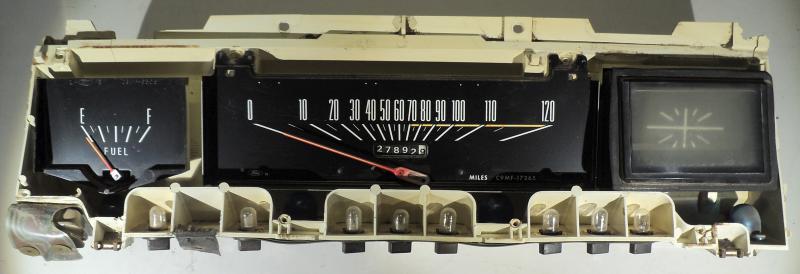 1970 Mercury      hastighetsmätare