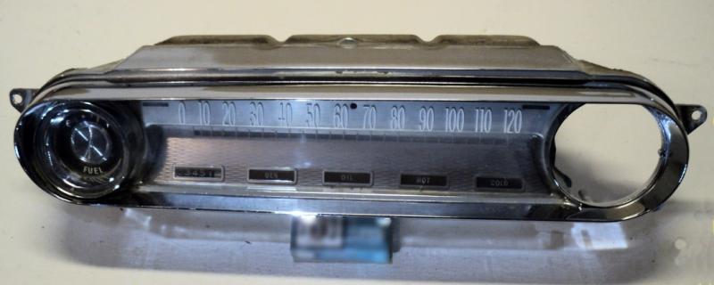 1960 Oldsmobile 98 instrumenthus (små porer i krom)