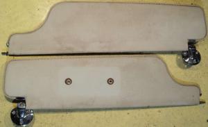 1961 Oldsmobile 98   white sunscreens (pair)