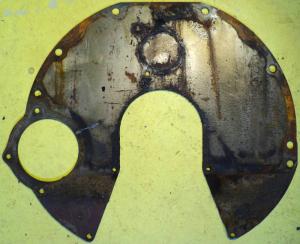 1963 Lincoln   430plate between engine / gearbox