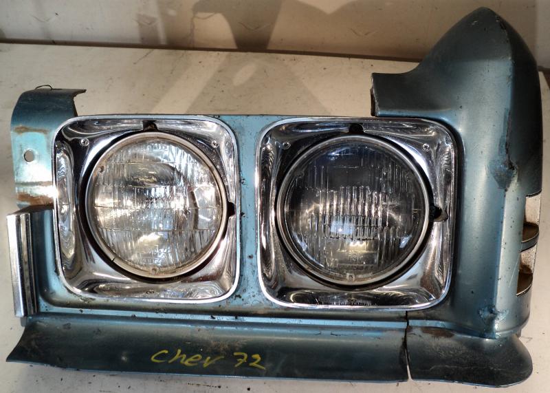 1972 Chevrolet Impala       lamp body left  (bump on the fender extension, see picture)