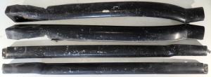 1955 Buick Century 2dr ht molding at the top of the door  , set of 4 pcs.