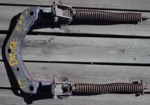 1947  Dodge 4dr sedan     hood hinge pair