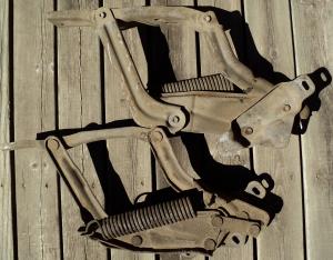 1973 Ford LTD        hood hinge pair